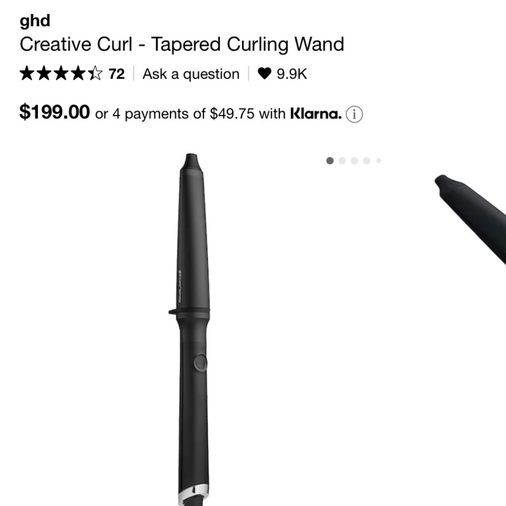 ghd Creative Curl - Tapered Curling Wand - barely used